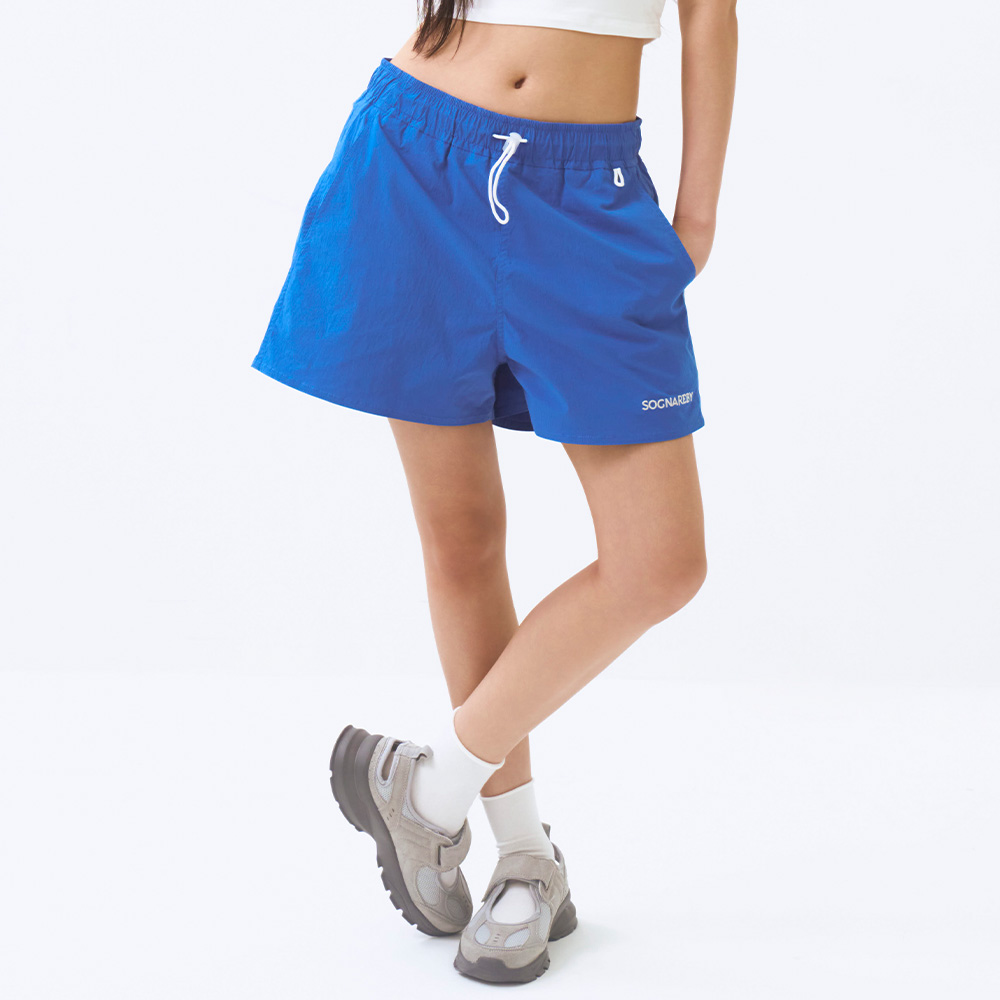 우먼 마린 보드 쇼츠 블루